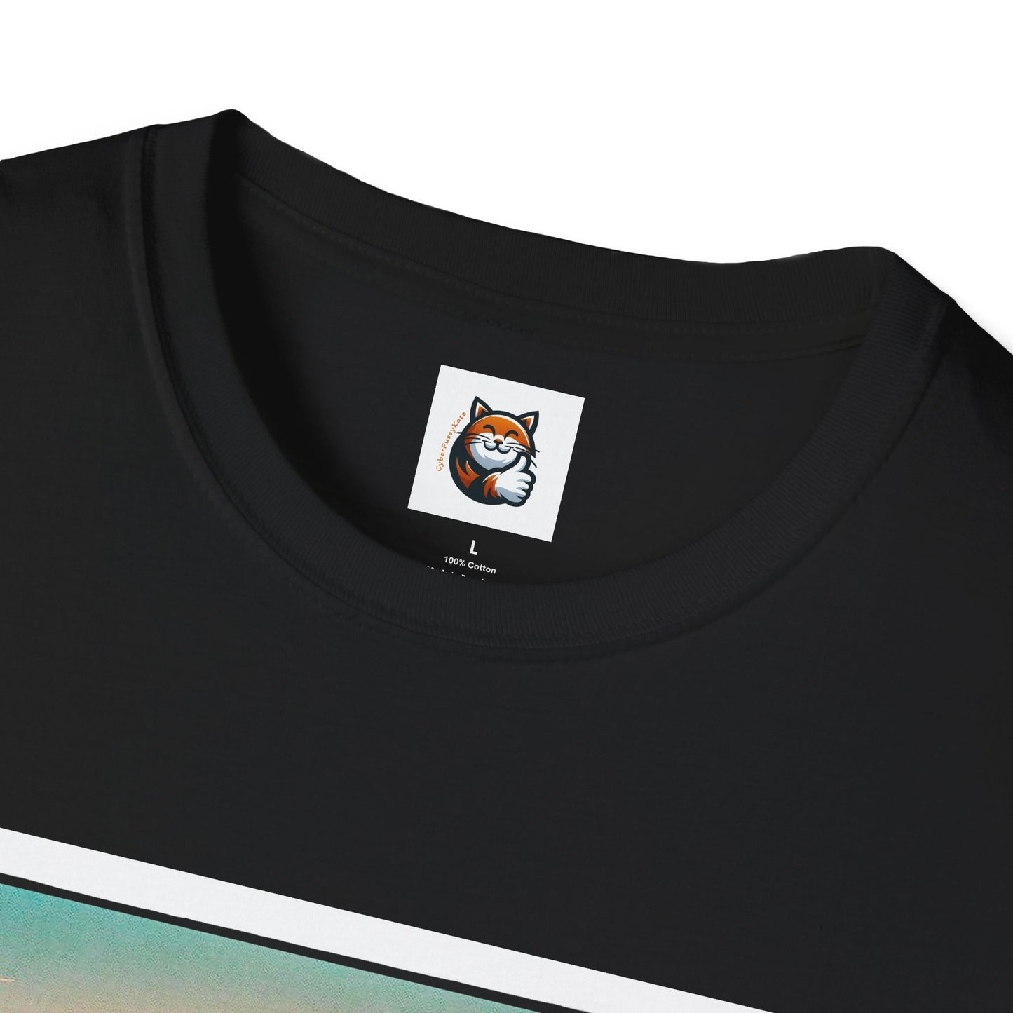 Wacky Devon Rex vintage car Unisex Softstyle T-Shirt
