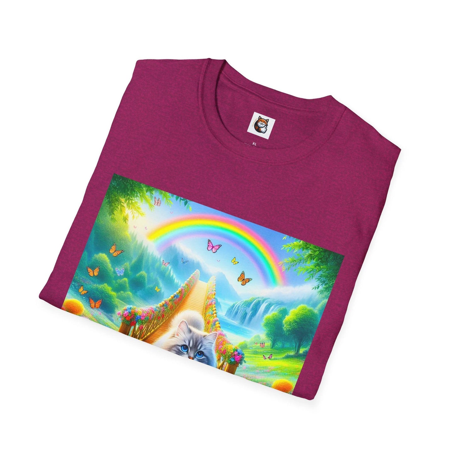 Siberian Cat rainbow shirt by Printify