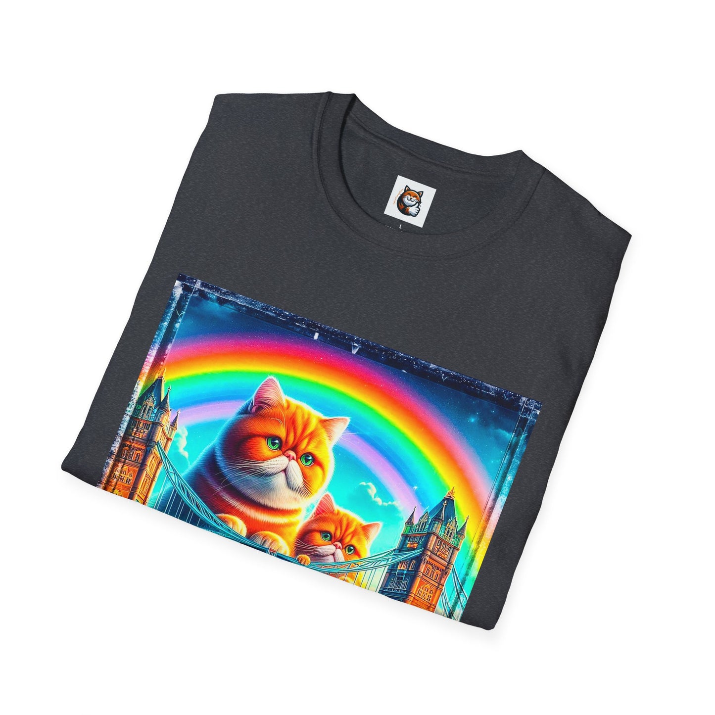 Exotic Shorthair Cat Unisex Softstyle T-Shirt