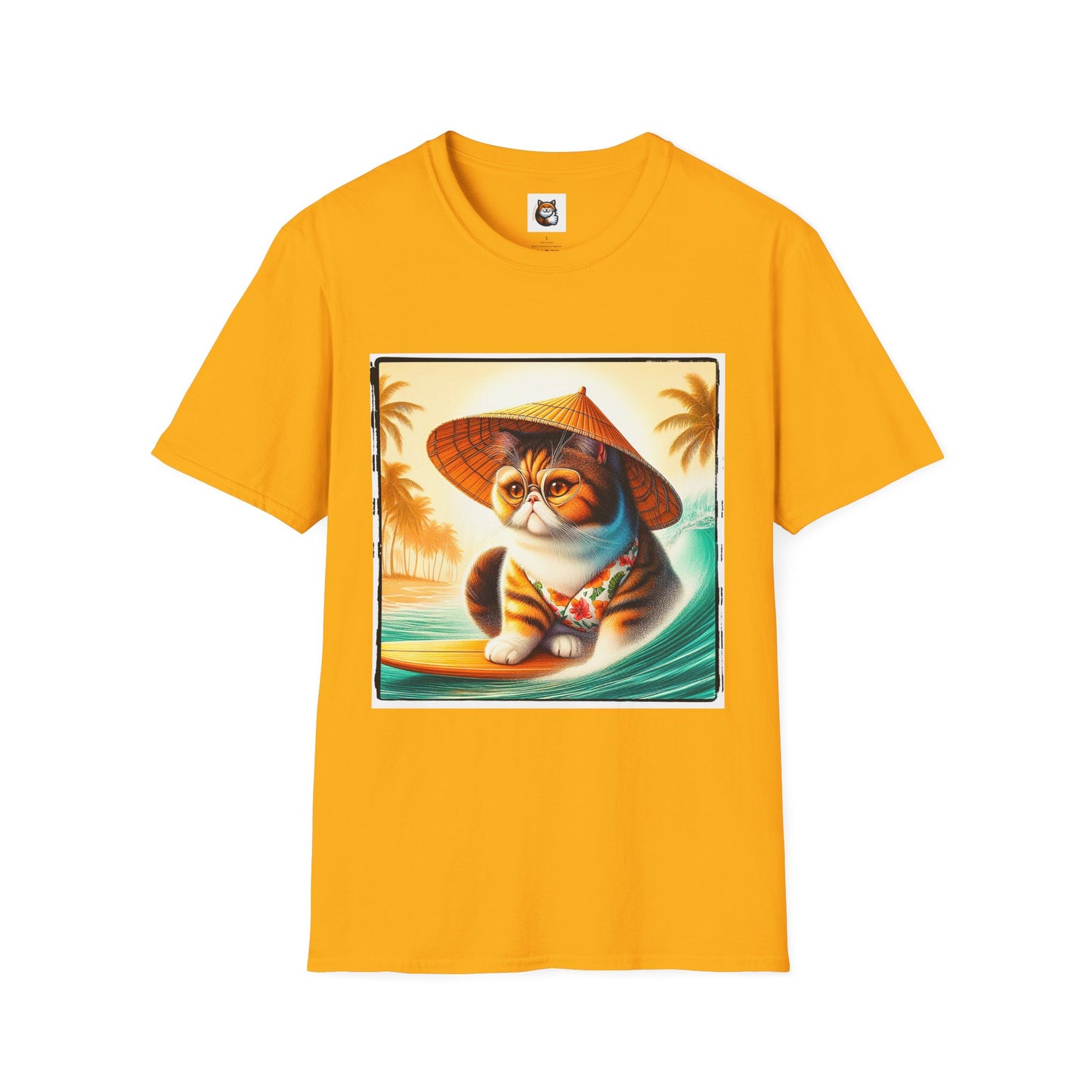 Exotic Shorthair Cat Unisex Softstyle T-Shirt
