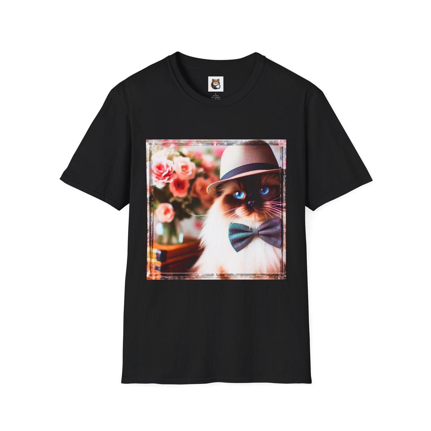 Ragdoll Unisex bow tie and hat T-Shirt