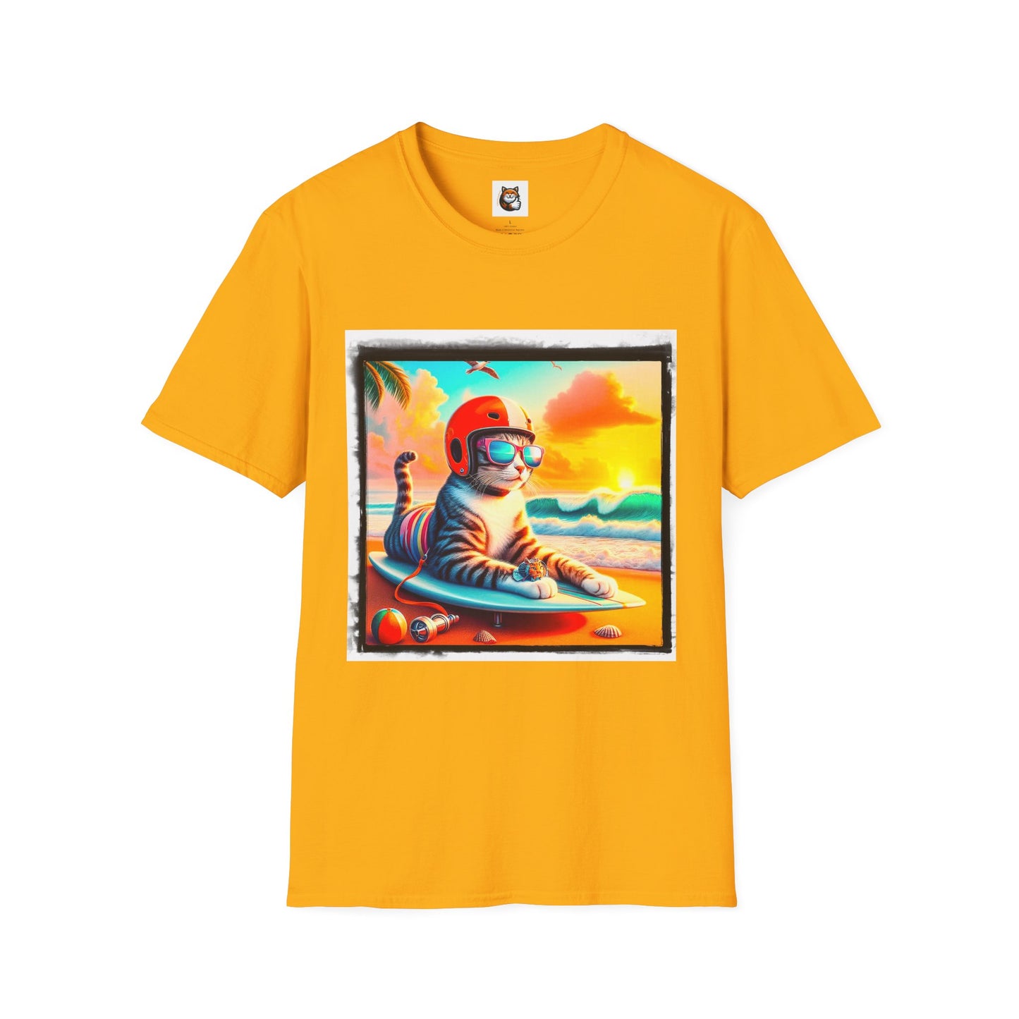 Domestic Cat Unisex Softstyle T-Shirt
