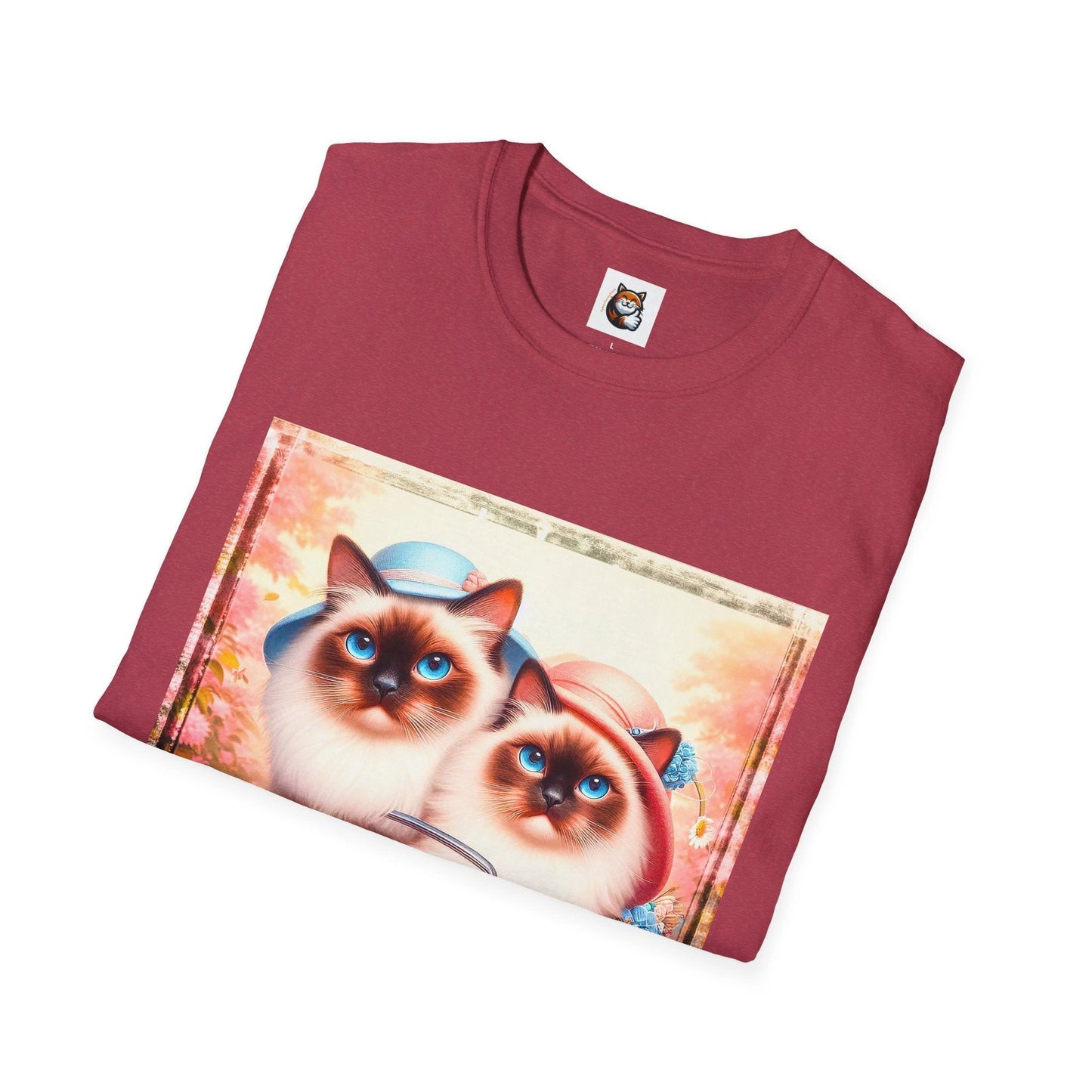 Wacky Birman couple driving Softstyle T-Shirt by Printify