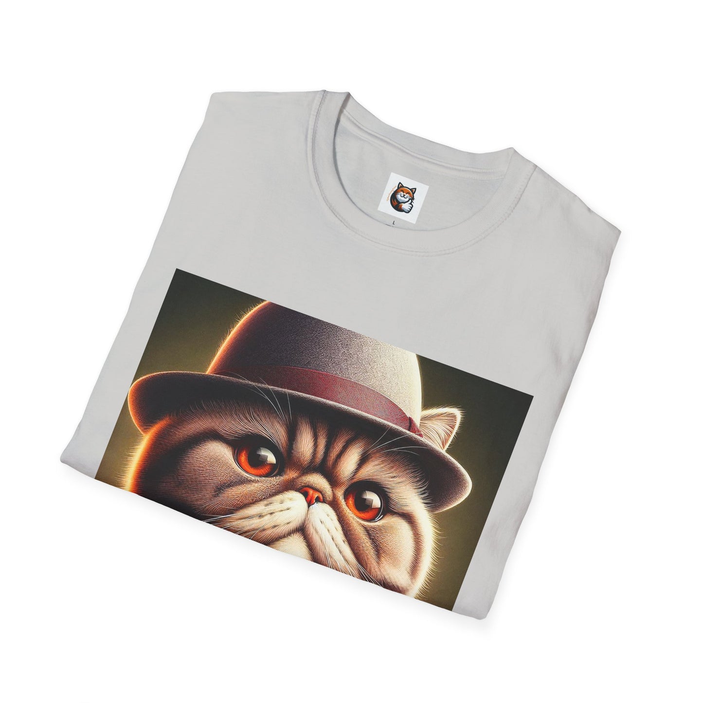 Exotic Shorthair Cat Unisex Softstyle T-Shirt