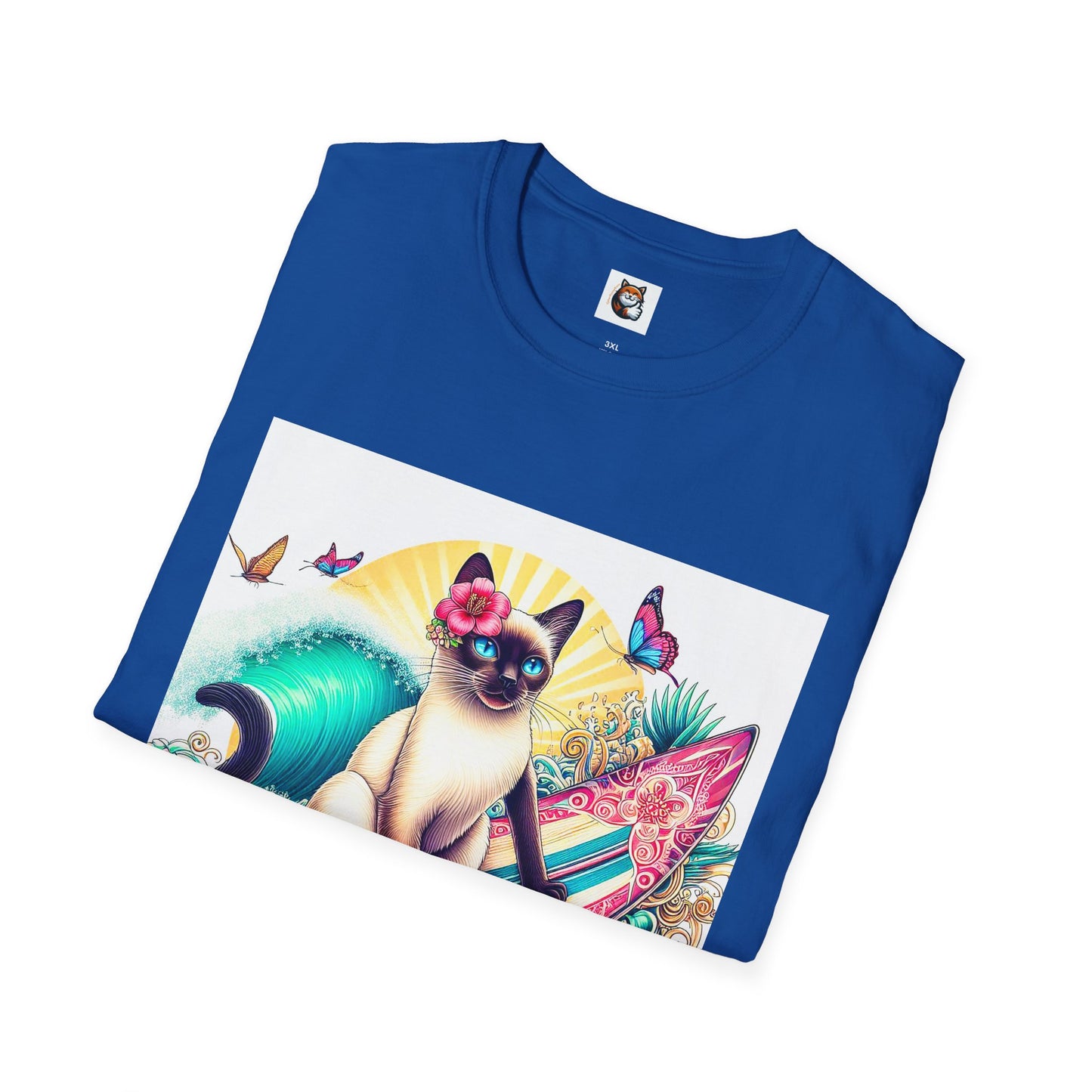Siamese Cat surfing