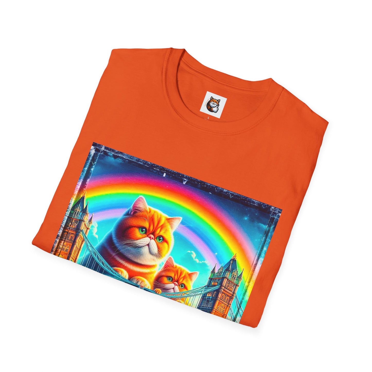 Exotic Shorthair Cat Unisex Softstyle T-Shirt