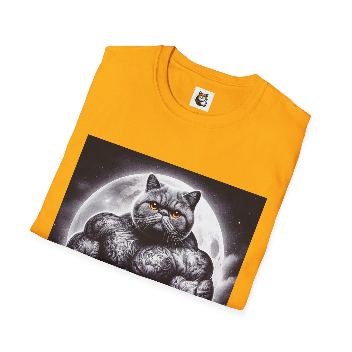 Exotic Shorthair Cat Unisex Softstyle T-Shirt