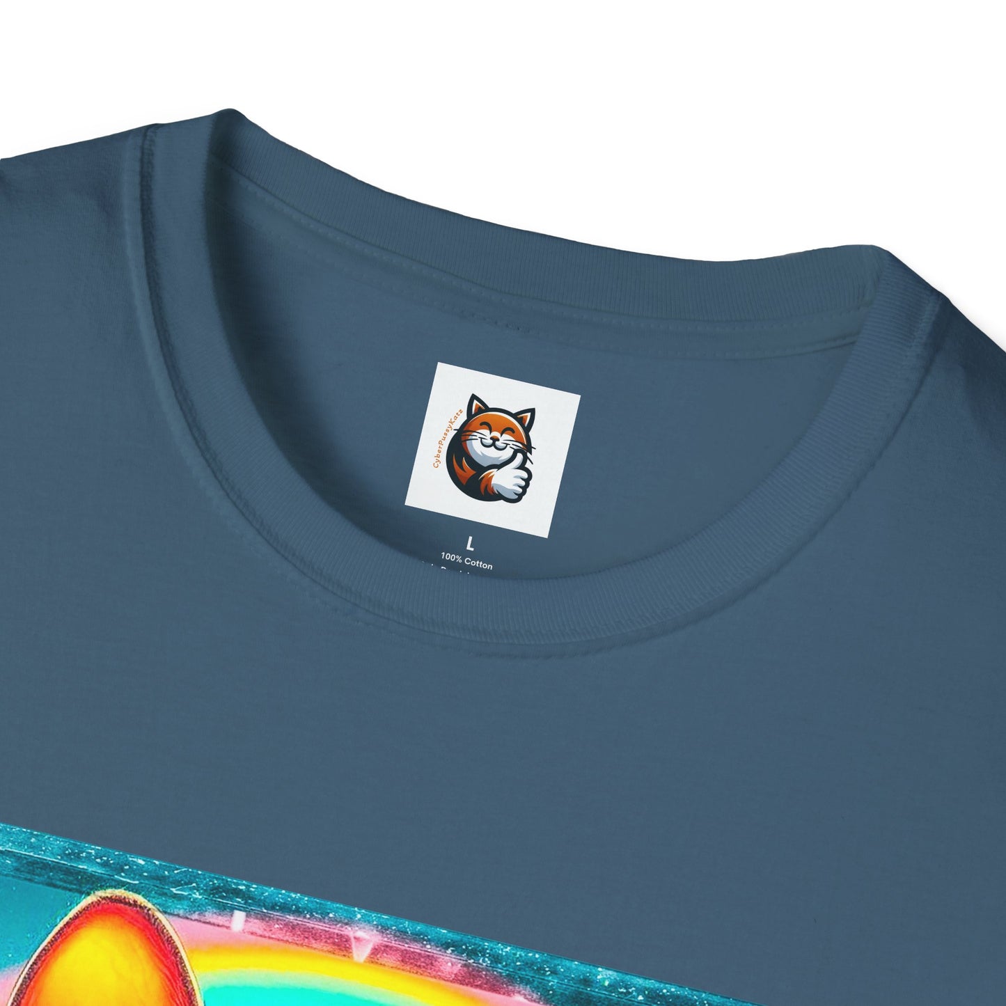 Devon Rex Cat Unisex Softstyle T-Shirt