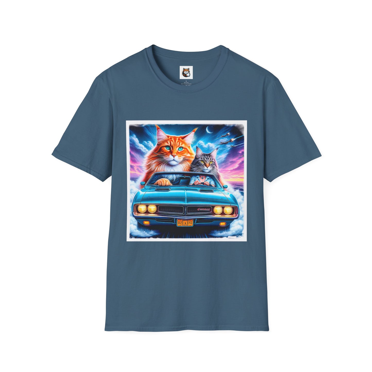 Wacky Maine Coon Unisex Softstyle T-Shirt