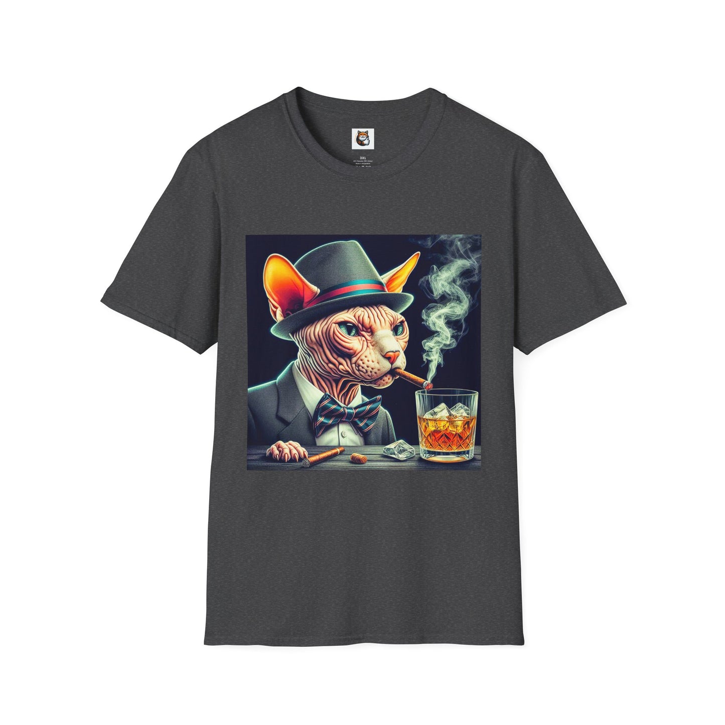 Sphynx Cat cigars and whiskey