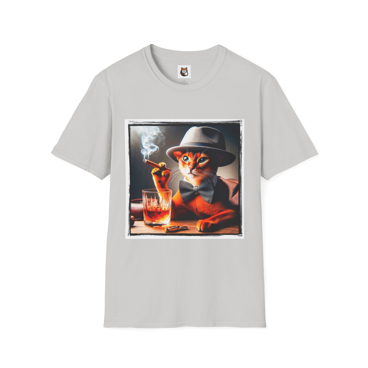 Abyssinian cigar smoking Softstyle T-Shirt