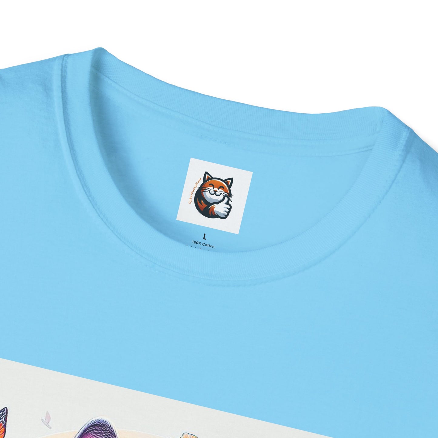 British Shorthair surf board Softstyle T-Shirt