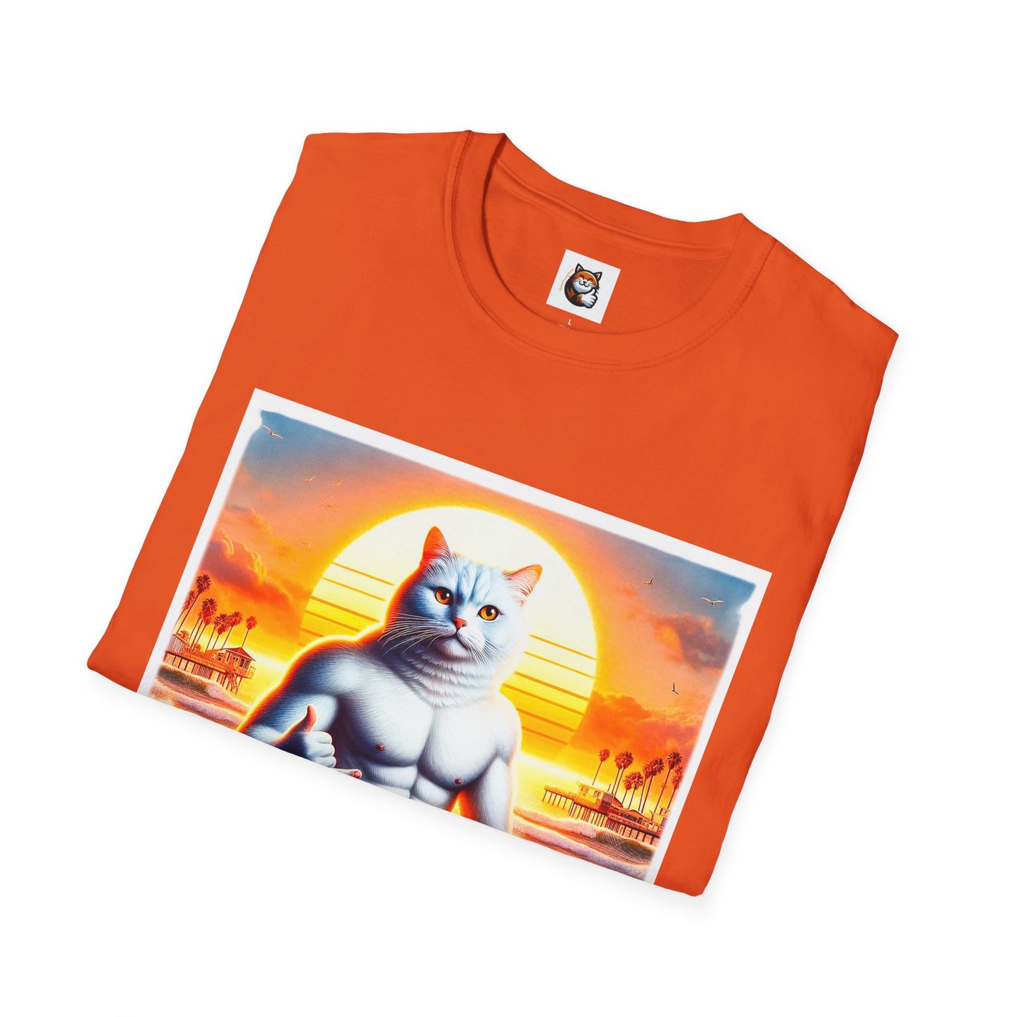 Domestic Cat Unisex Softstyle T-Shirt