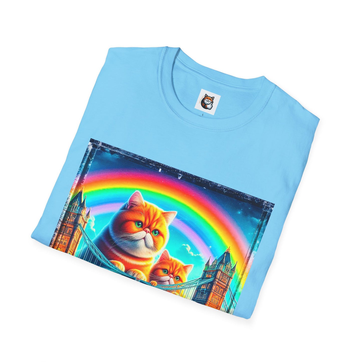 Exotic Shorthair Cat Unisex Softstyle T-Shirt
