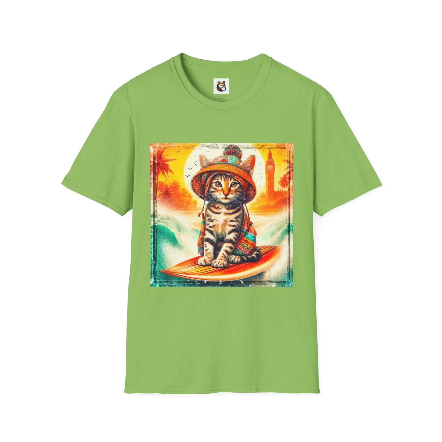 Domestic Cat Unisex Softstyle T-Shirt