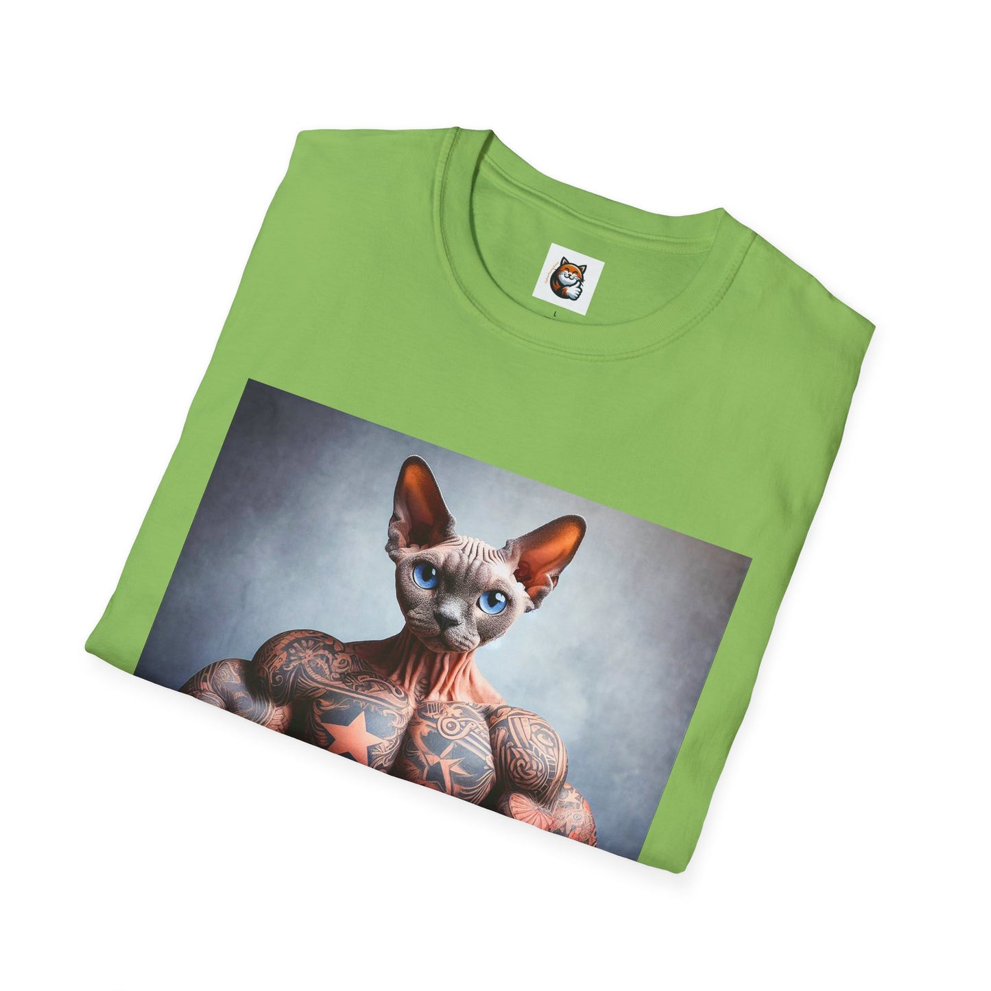 Devon Rex Cat Unisex Softstyle T-Shirt