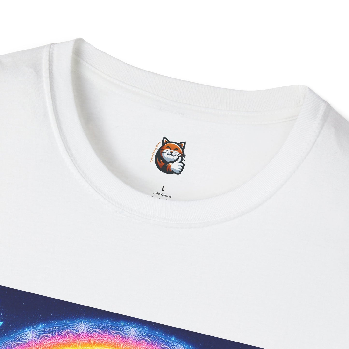 Russian Blue Cat rainbow T-Shirt
