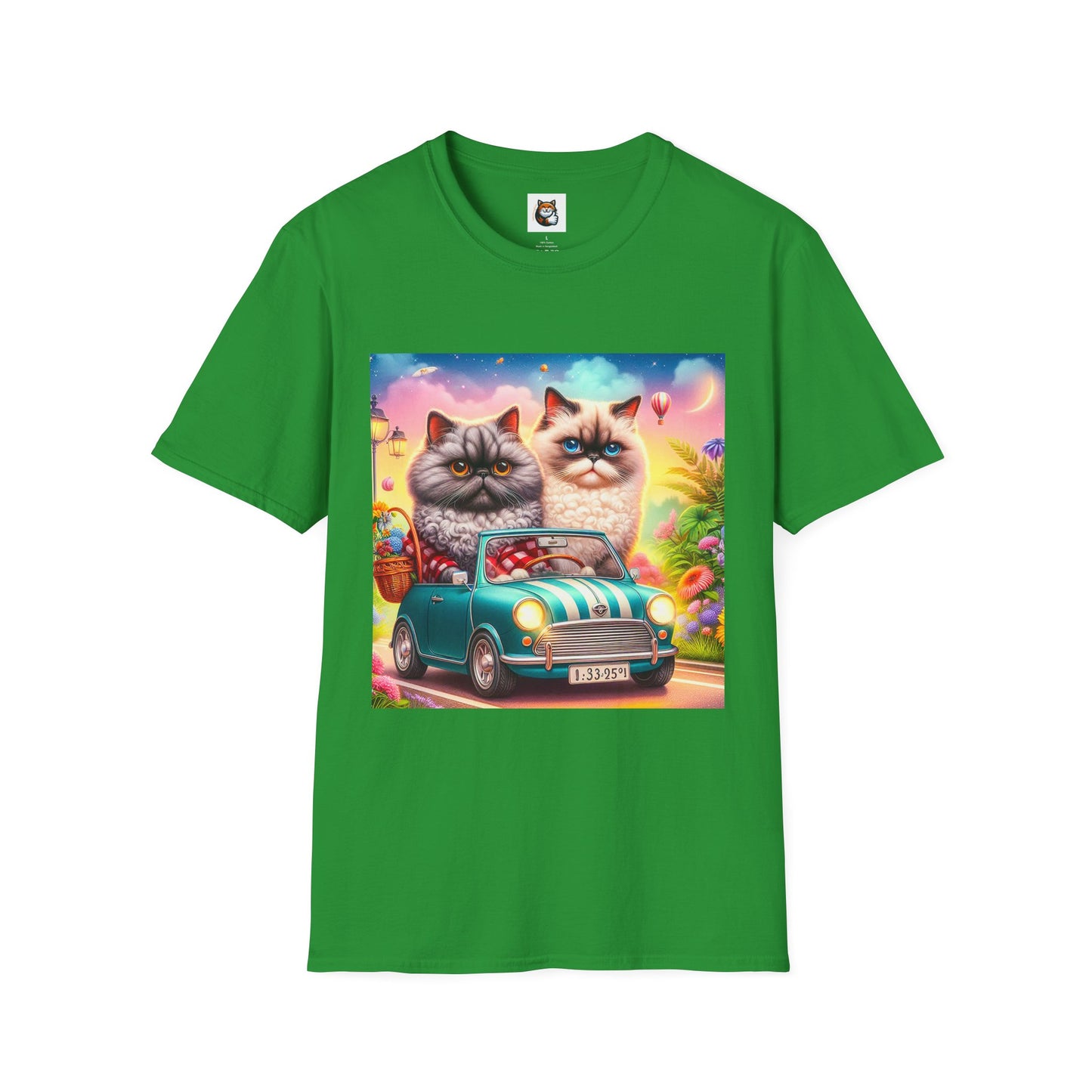 Selkirk Rex Cat T-Shirt tiny car