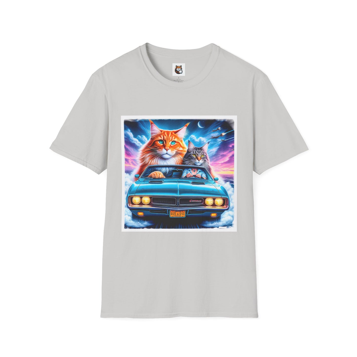 Wacky Maine Coon Unisex Softstyle T-Shirt