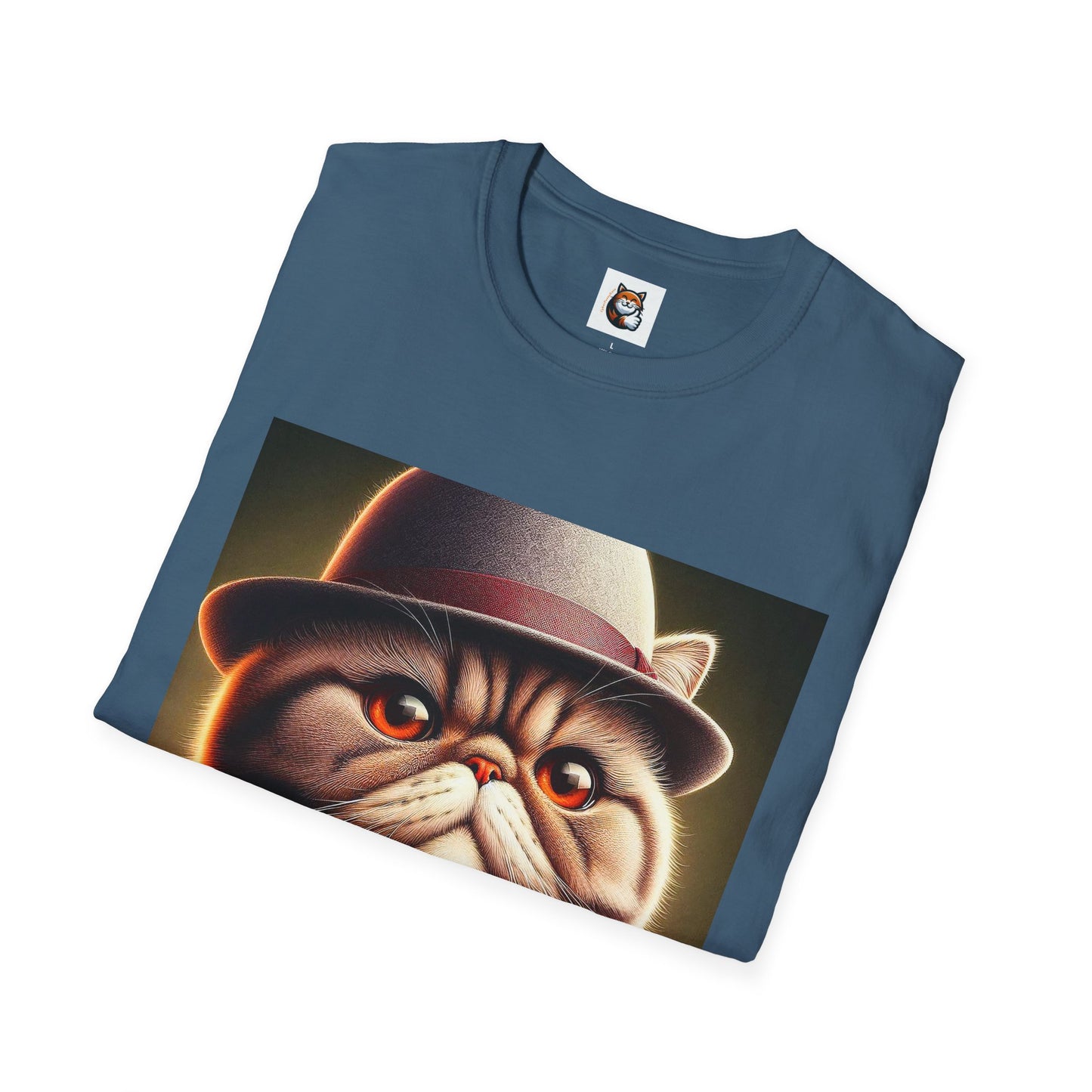 Exotic Shorthair Cat Unisex Softstyle T-Shirt