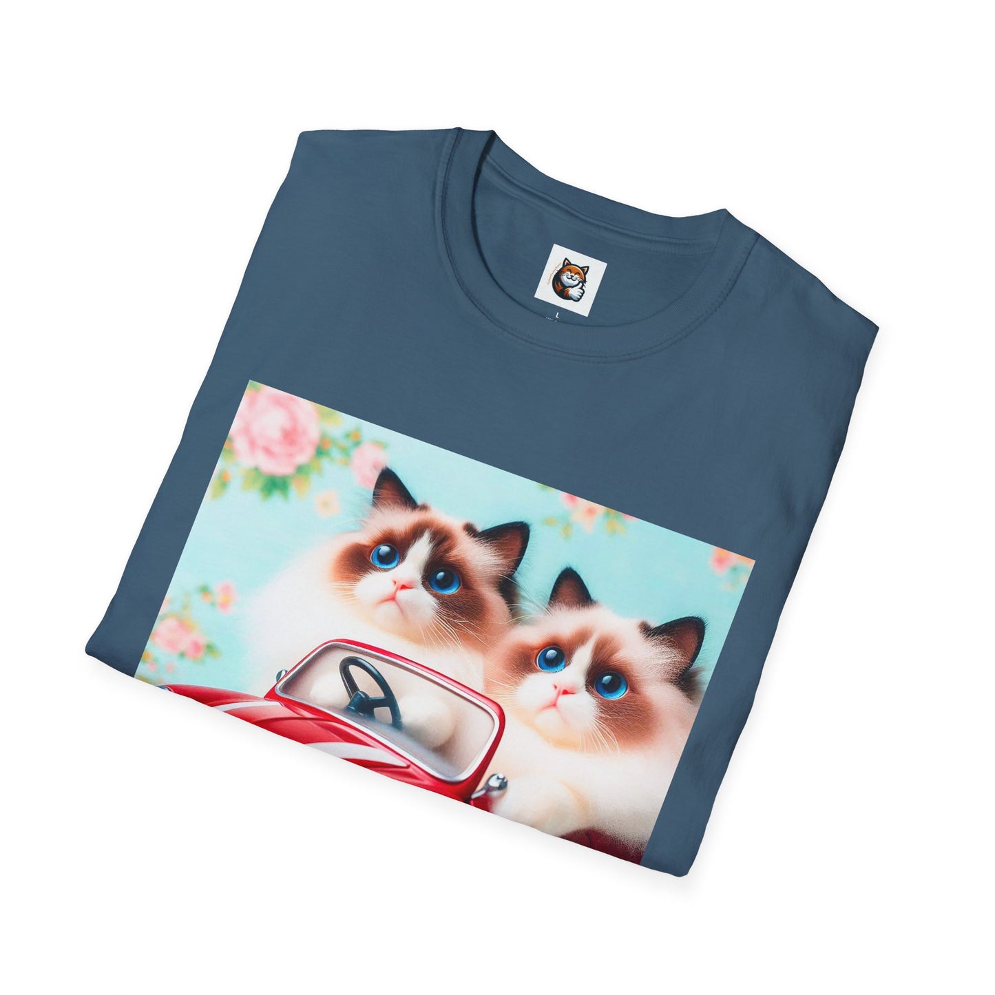 Wacky Ragdoll Unisex Softstyle T-Shirt