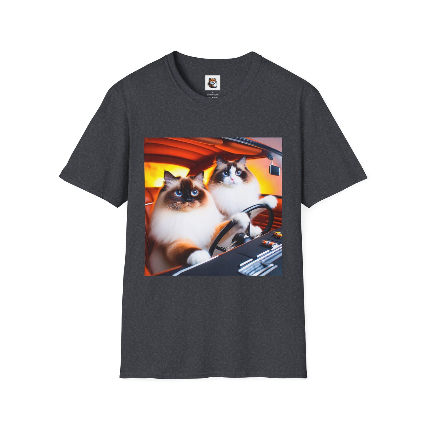 Wacky Ragdoll Unisex Softstyle T-Shirt