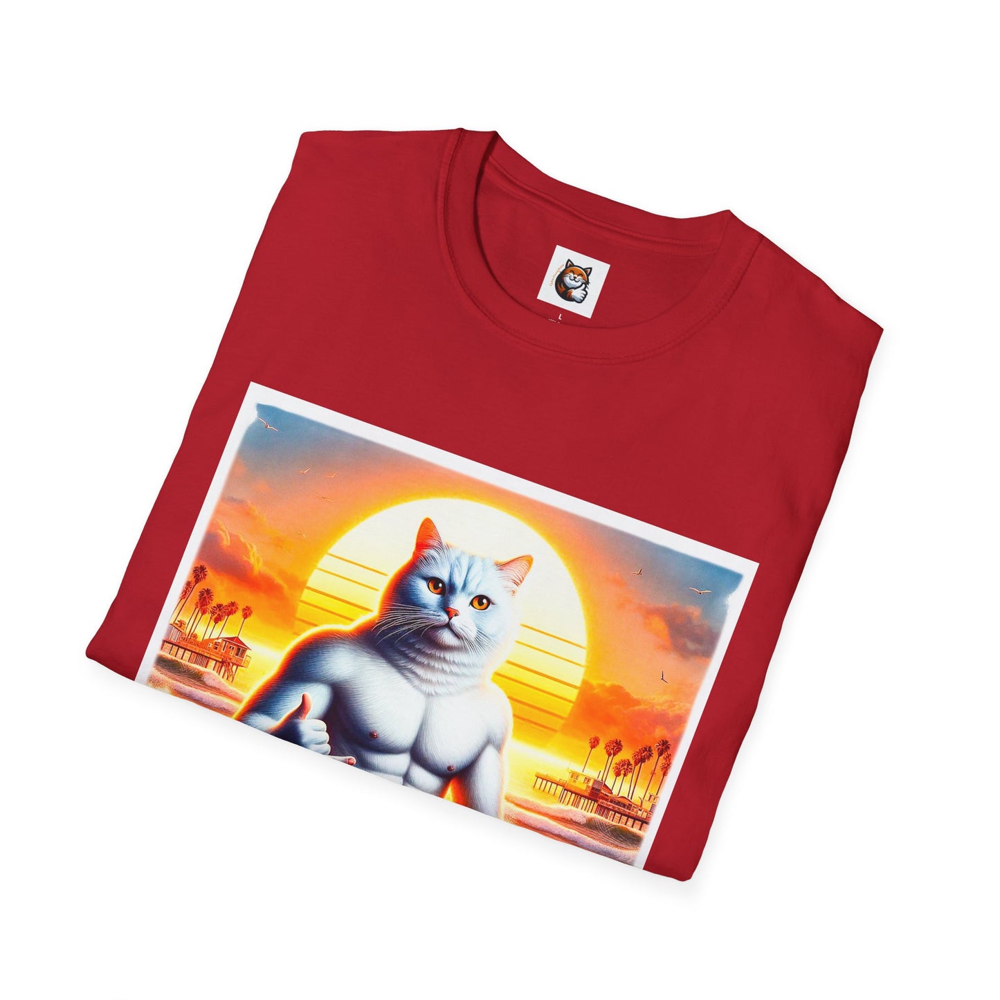 Domestic Cat Unisex Softstyle T-Shirt