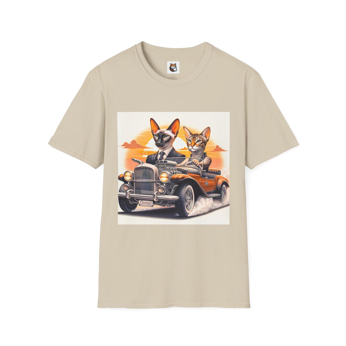 Wacky Oriental Shorthair Unisex Softstyle T-Shirt