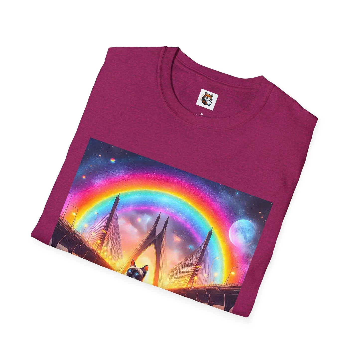 Siamese Cat rainbow by Printify