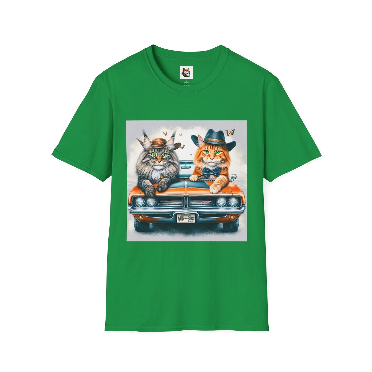 Wacky Maine Coon Unisex Softstyle T-Shirt