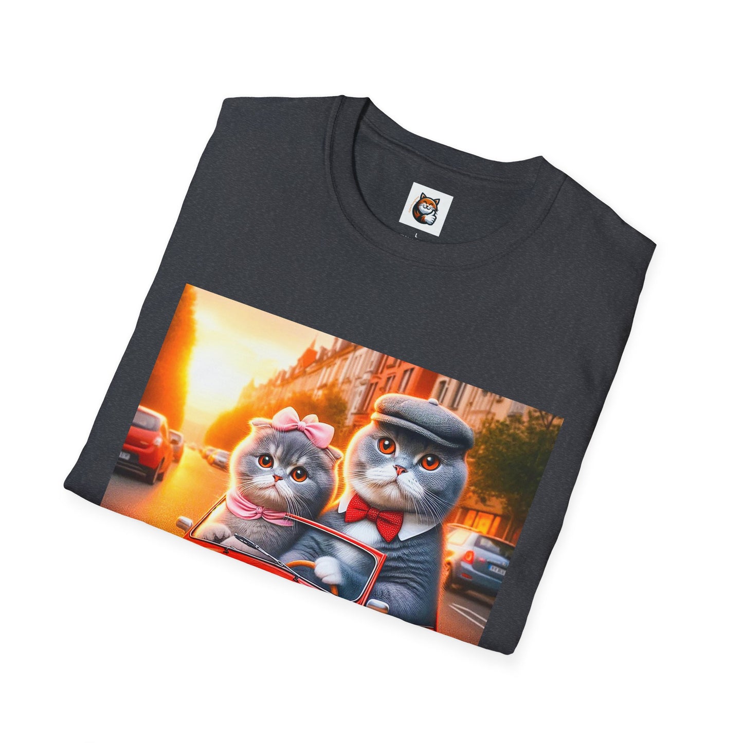 Scottish Fold tiny car T-Shirt