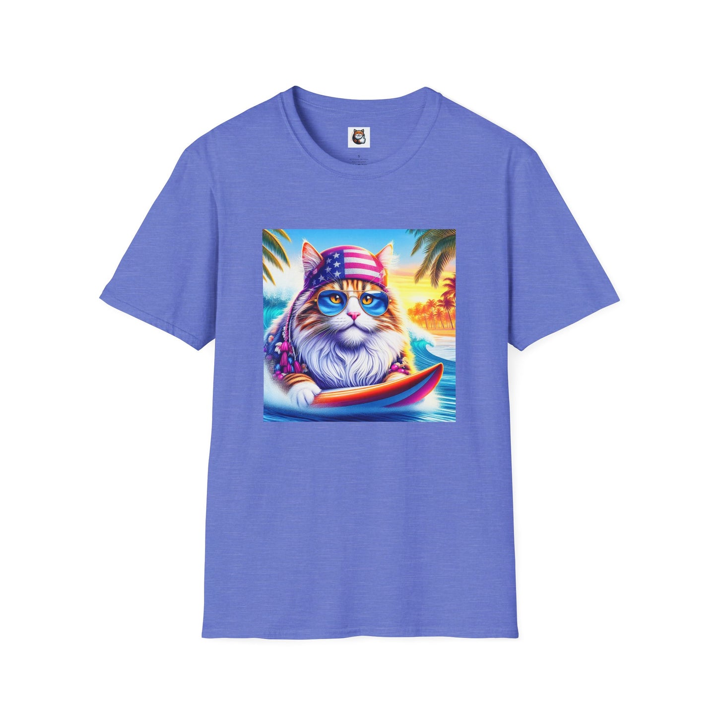 Siberian Cat American surfer