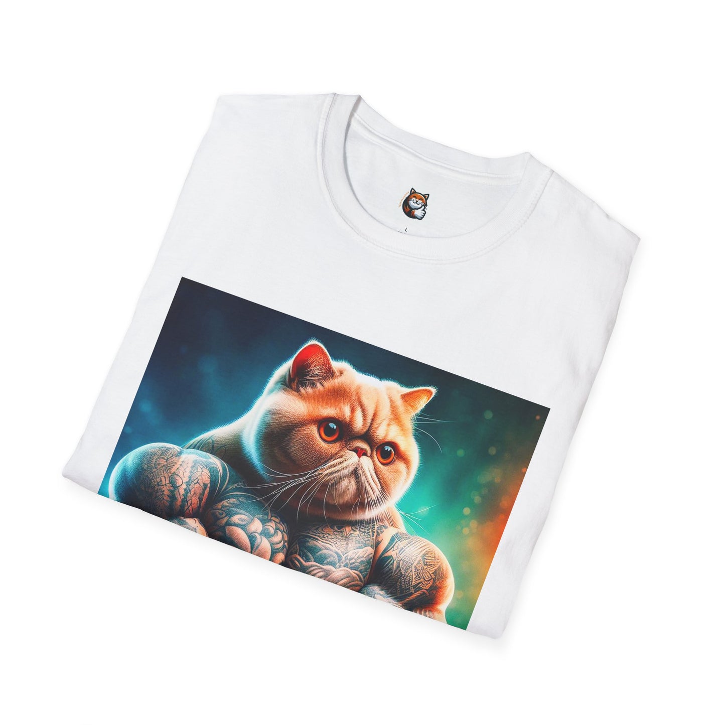 Exotic Shorthair Cat Unisex Softstyle T-Shirt