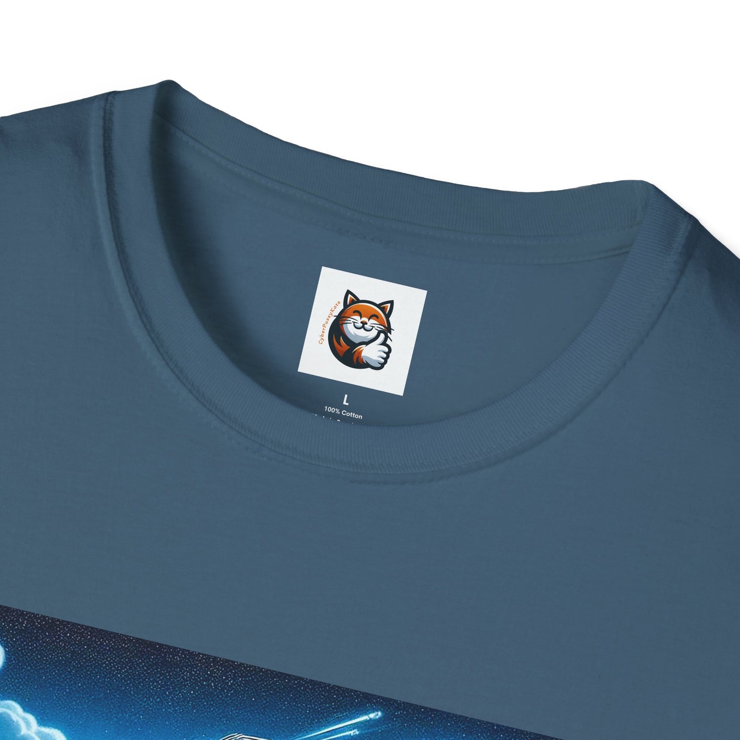 Russian Blue Cat pretty night T-Shirt
