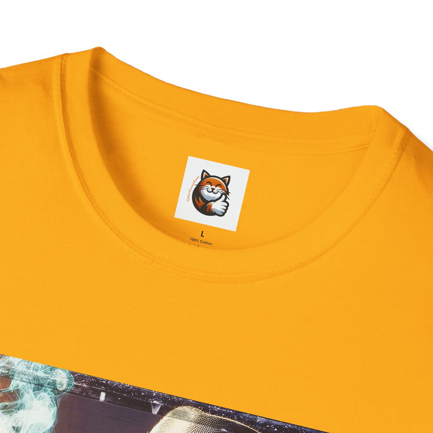 Devon Rex Cat whiskey drinker Softstyle T-Shirt