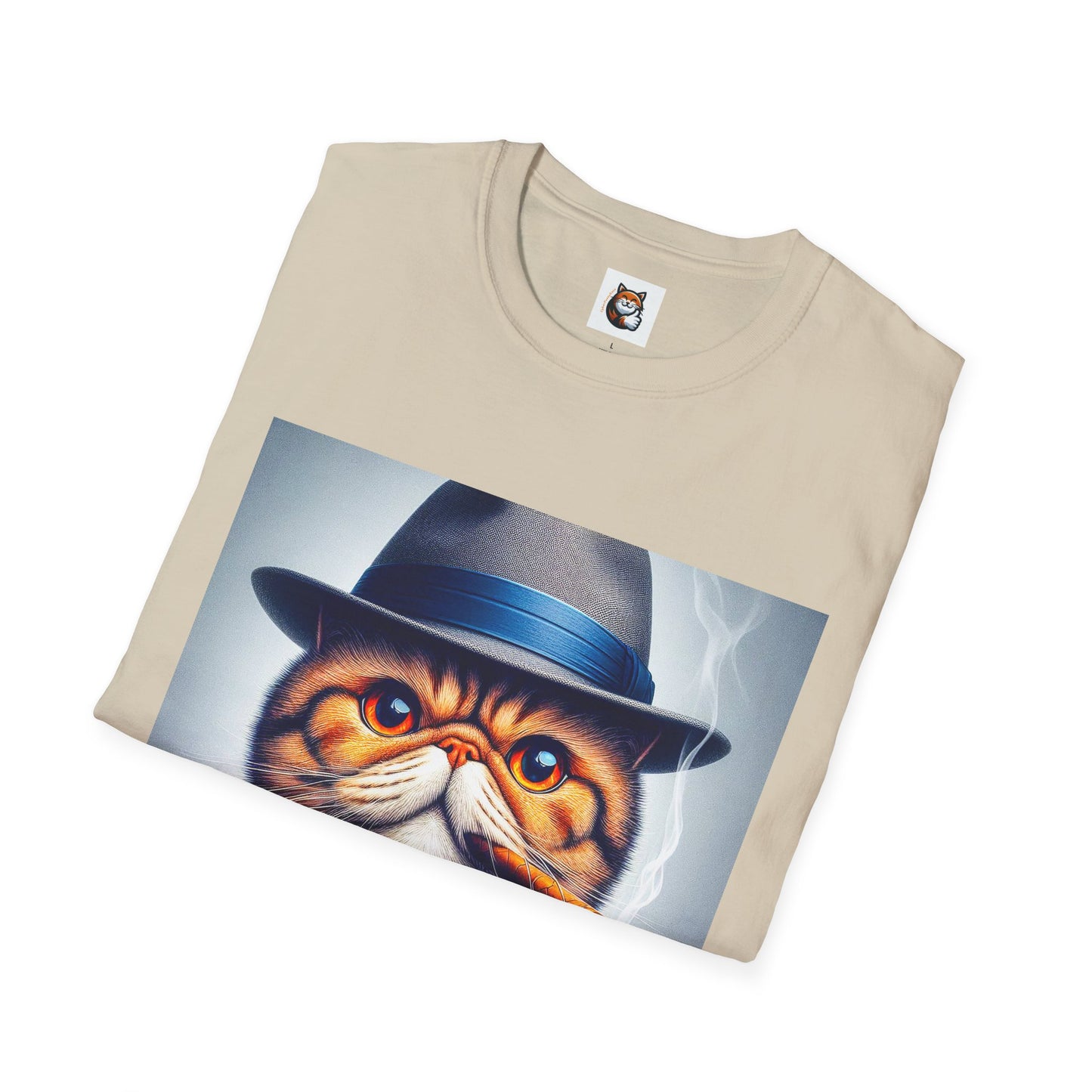 Exotic Shorthair Cat Unisex Softstyle T-Shirt