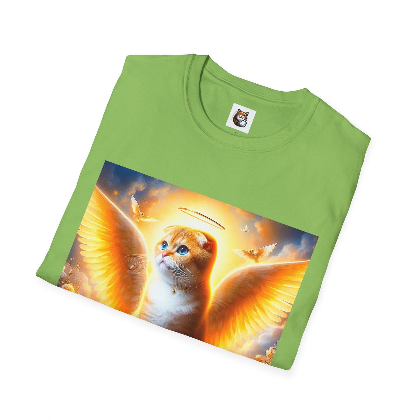 Scottish Fold Cat golden Angel T-Shirt