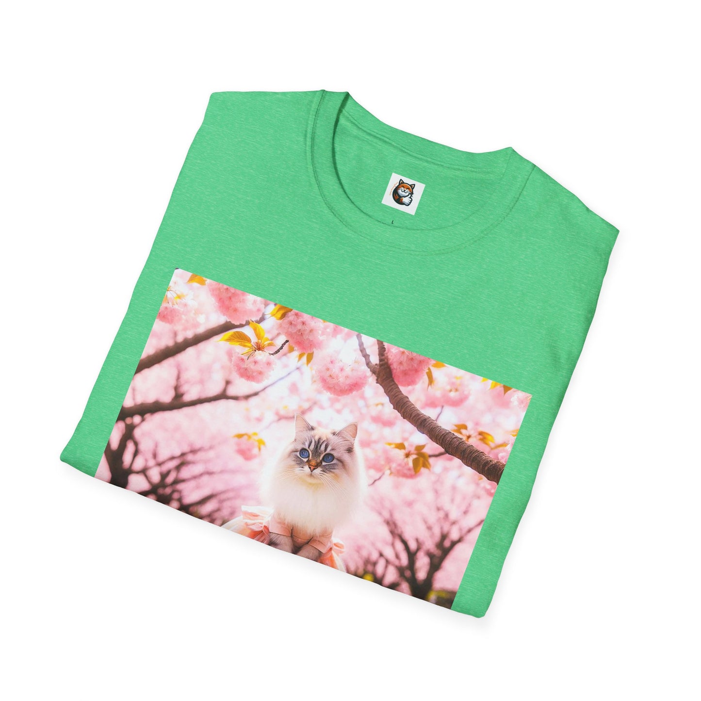 Siberian Cat pink dress shirt