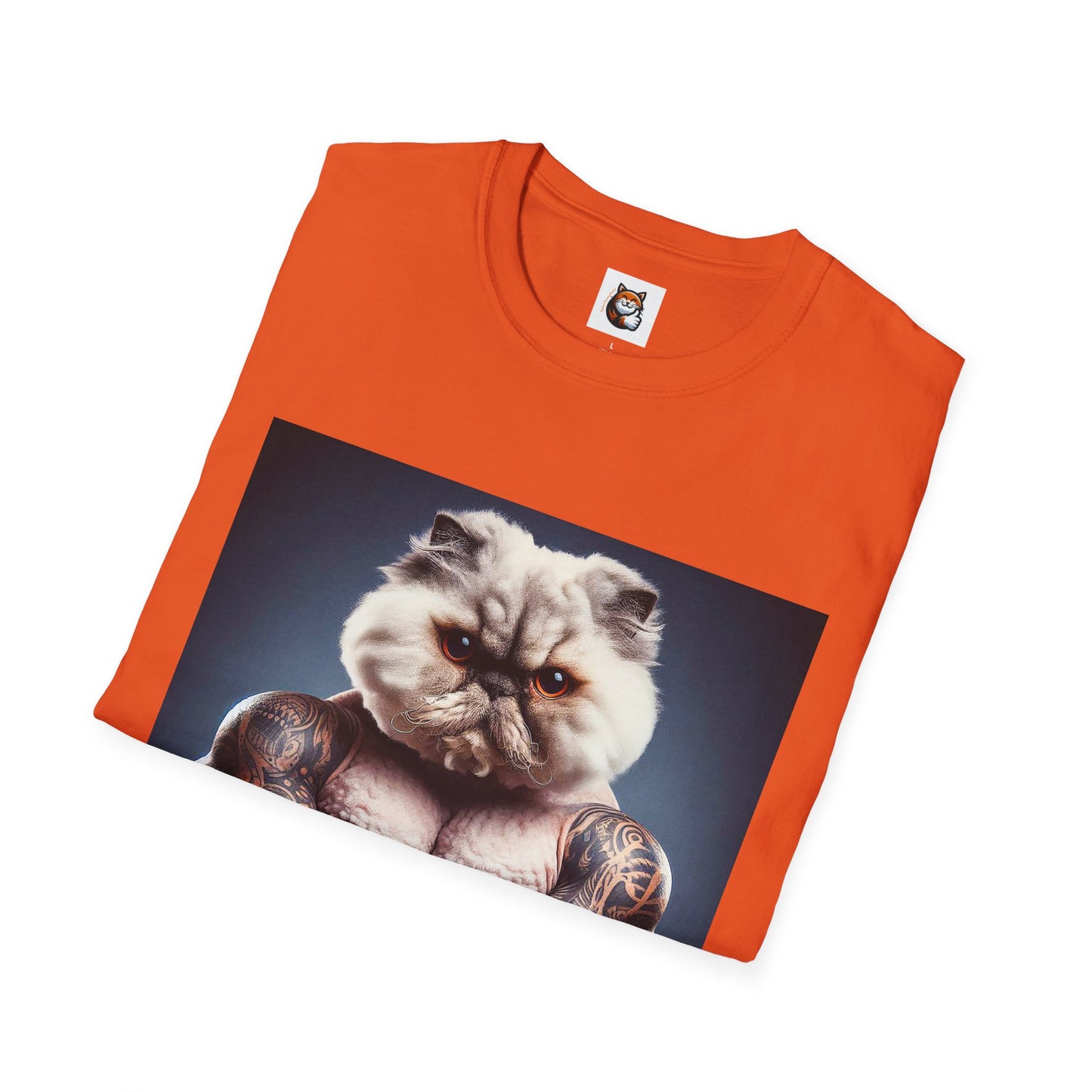 Selkirk Rex Cat T-Shirt - gym day