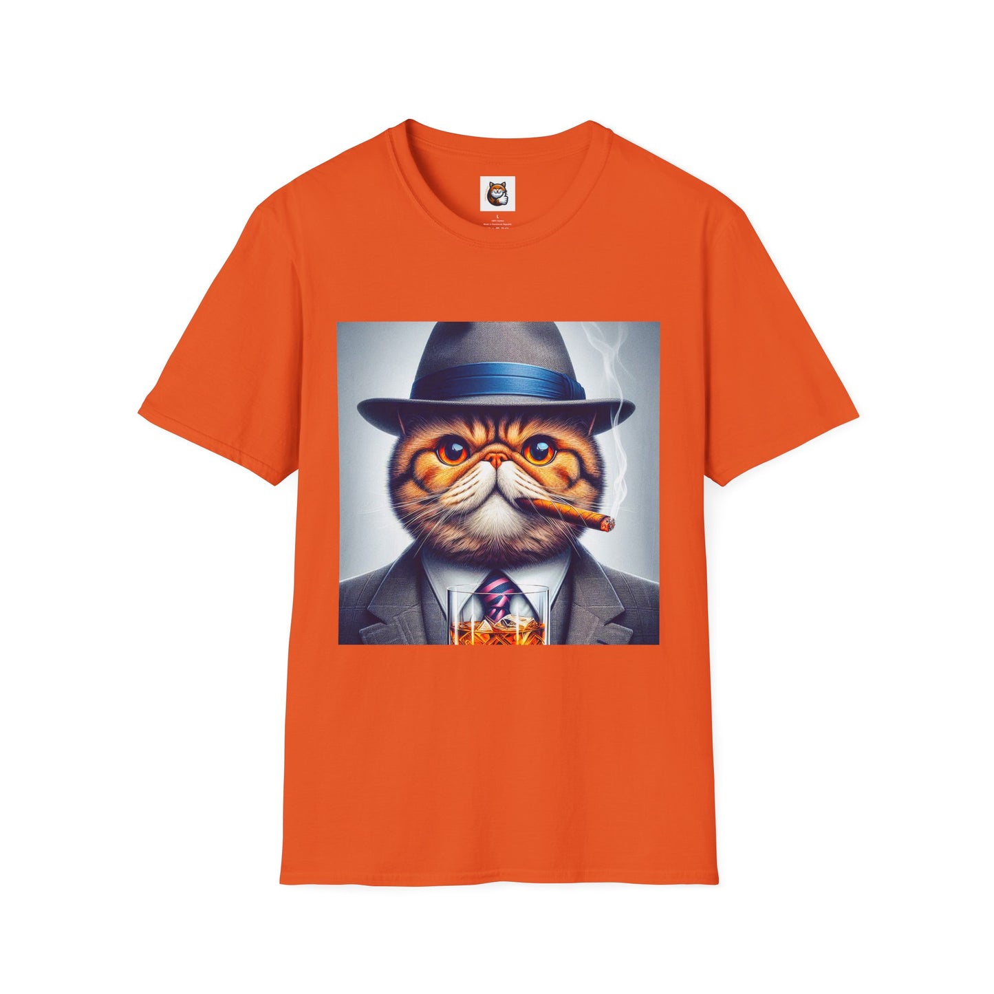 Exotic Shorthair Cat Unisex Softstyle T-Shirt