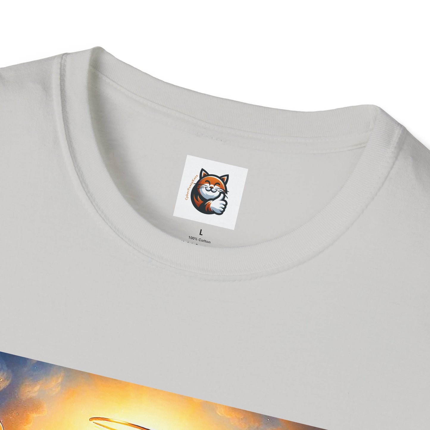 Scottish Fold Cat golden Angel T-Shirt