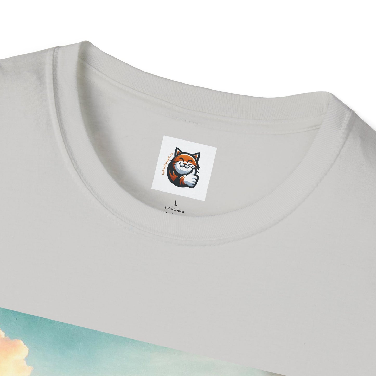 Wacky Norwegian Forest Cat Unisex Softstyle T-Shirt