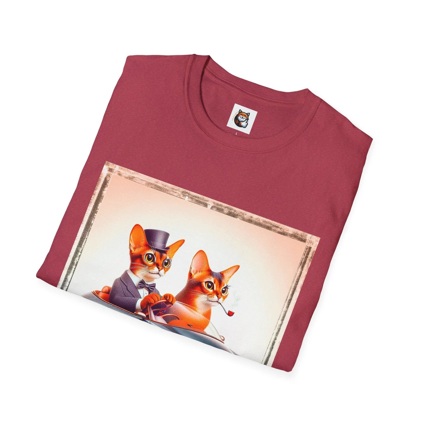 Wacky car driving Unisex Softstyle T-Shirt by Printify