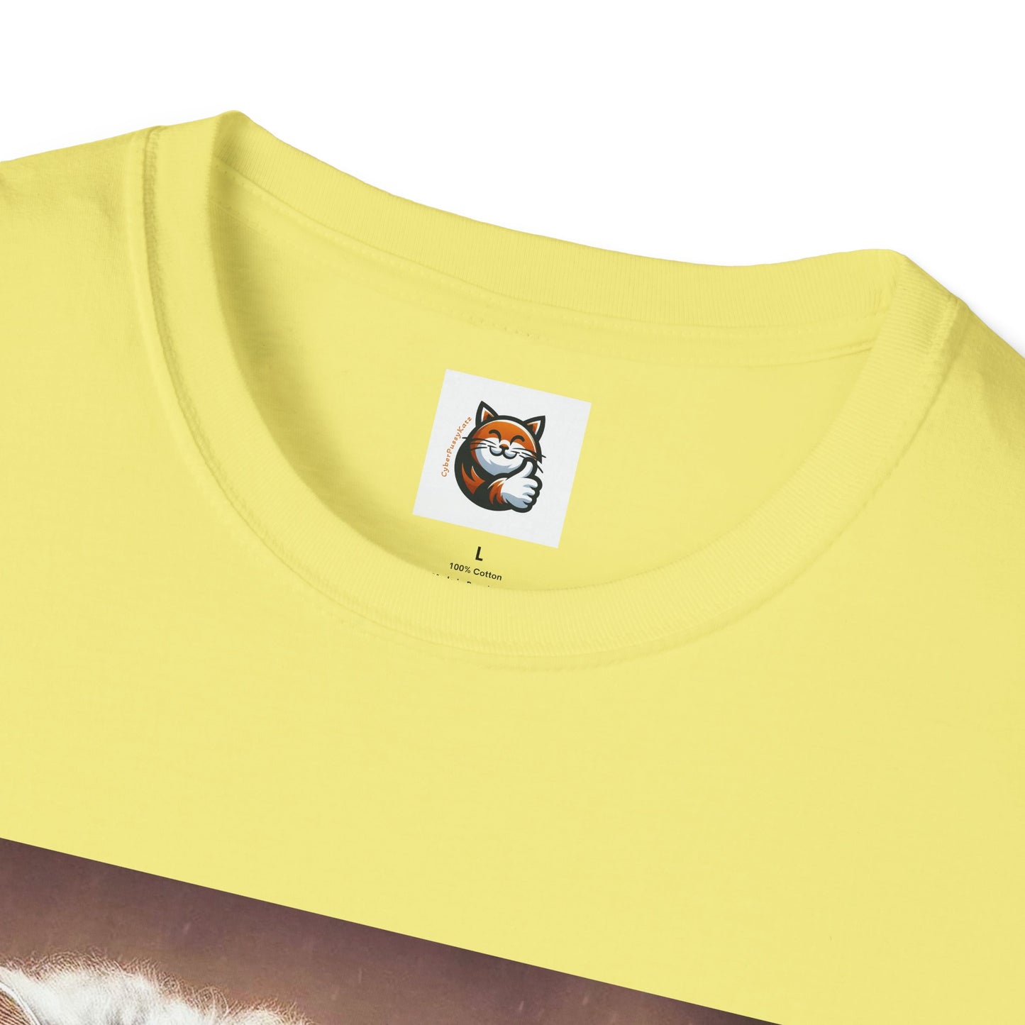 Wacky Selkirk Rex Cat T-Shirt angry couple