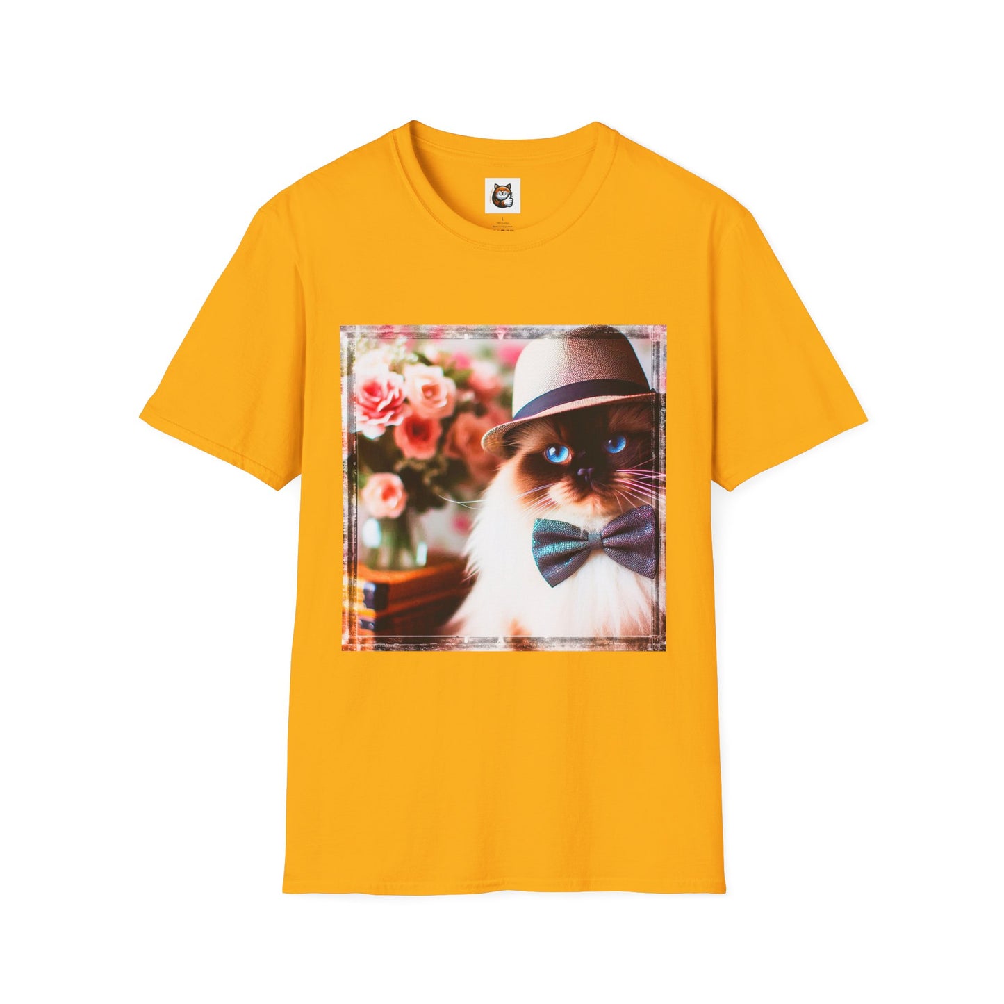 Ragdoll Unisex bow tie and hat T-Shirt