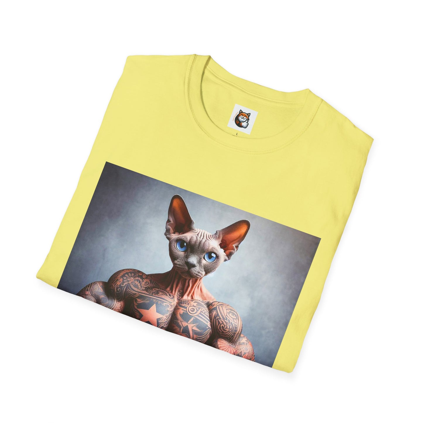 Devon Rex Cat Unisex Softstyle T-Shirt
