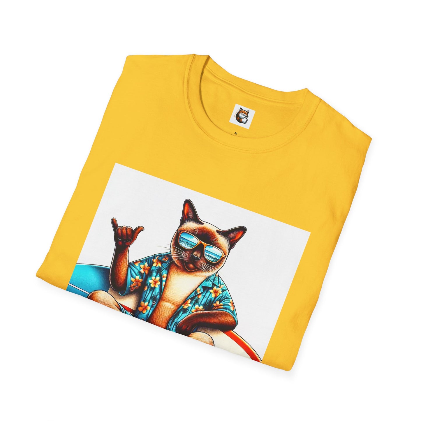 Siamese Cat surfing