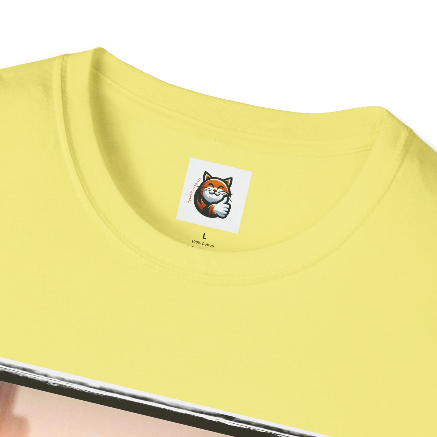 Wacky Devon Rex Cat Unisex Softstyle T-Shirt