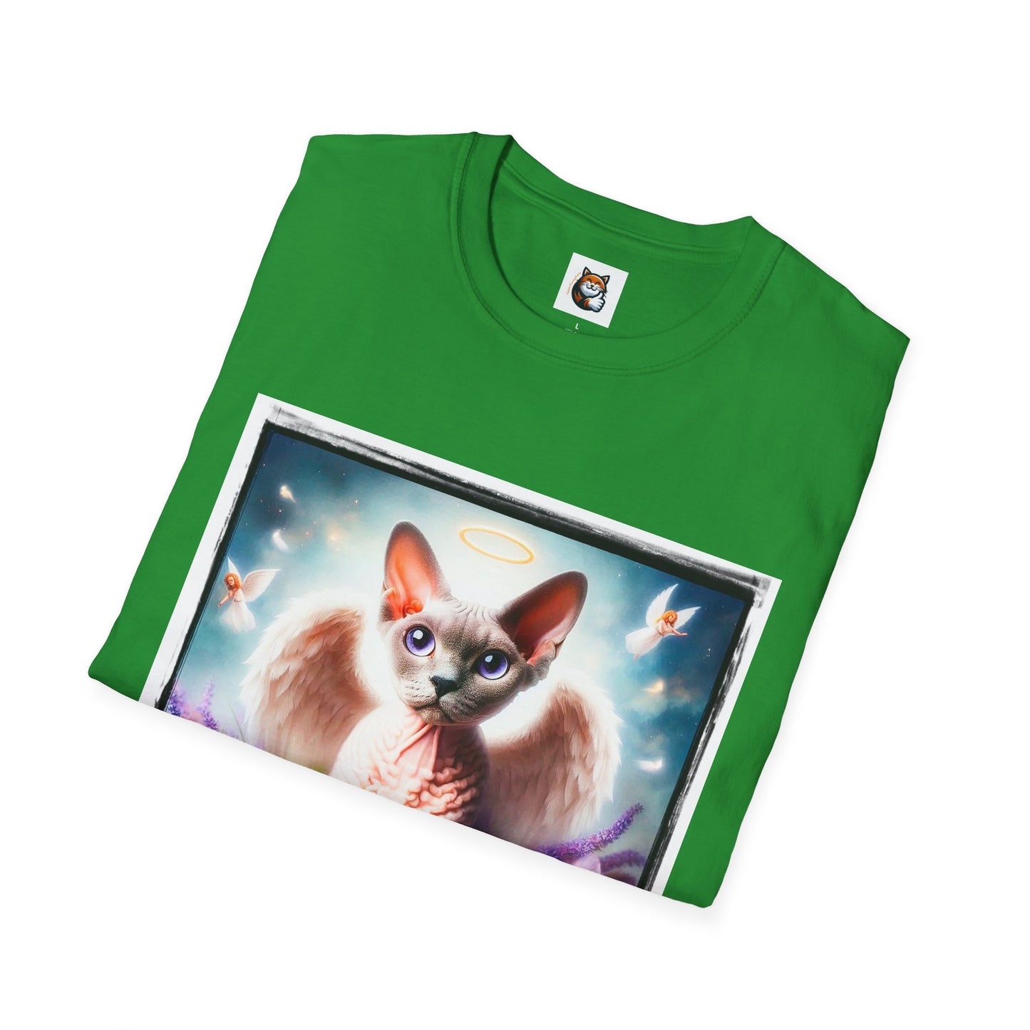 Devon Rex wings Unisex Softstyle T-Shirt