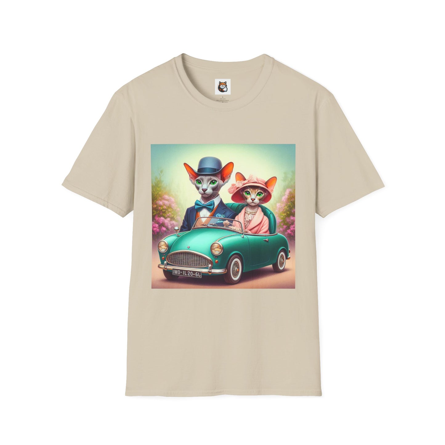 Wacky Oriental Shorthair Unisex Softstyle T-Shirt